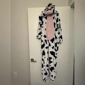 Adult Halloween Cow Onesie